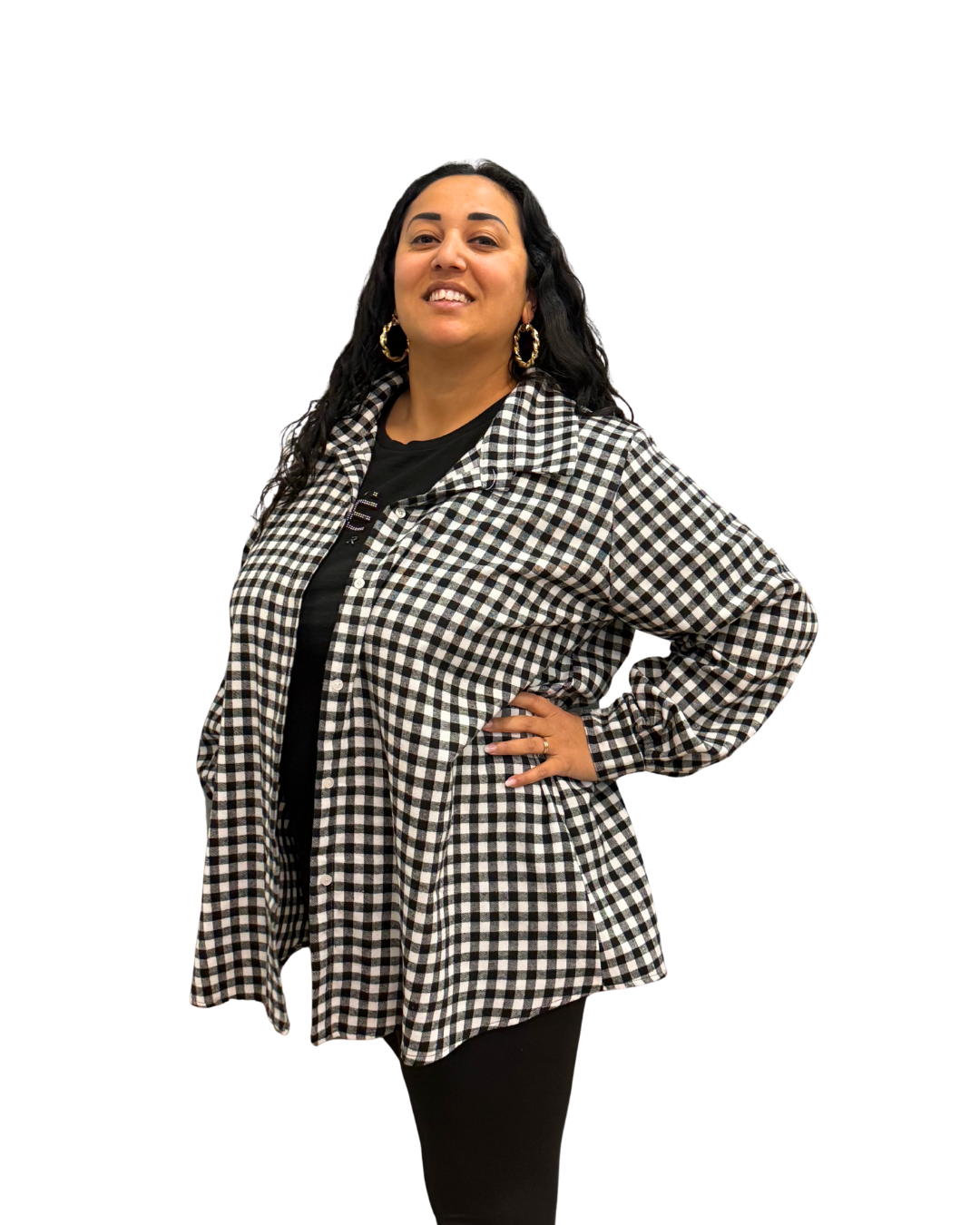 Camiciona Nero/Bianco