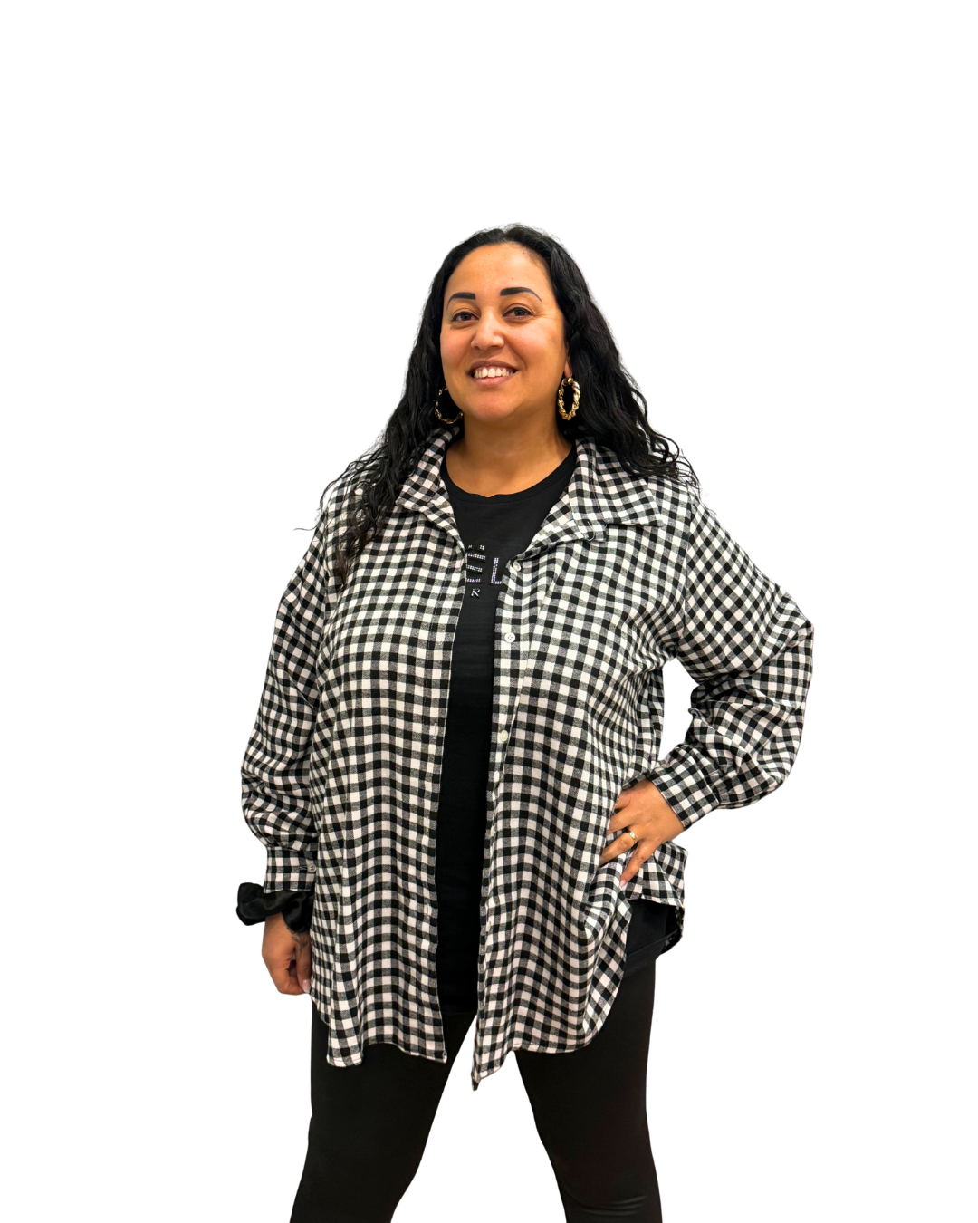 Camiciona Nero/Bianco