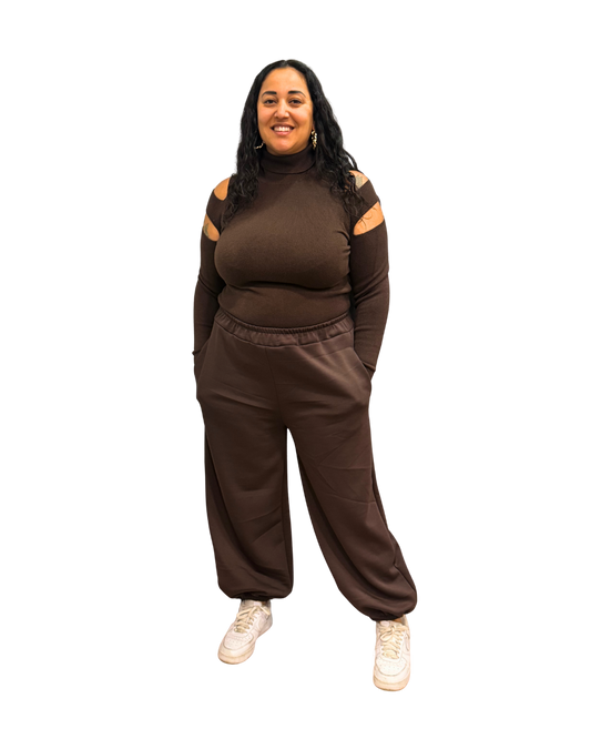 Panta Tuta Giada - Marrone