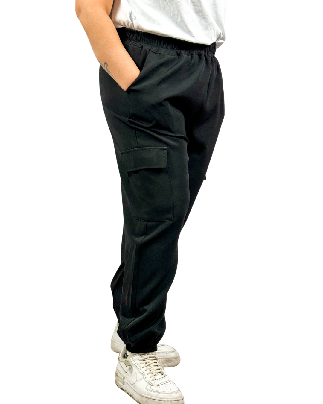 Pantalone Cargo - Nero