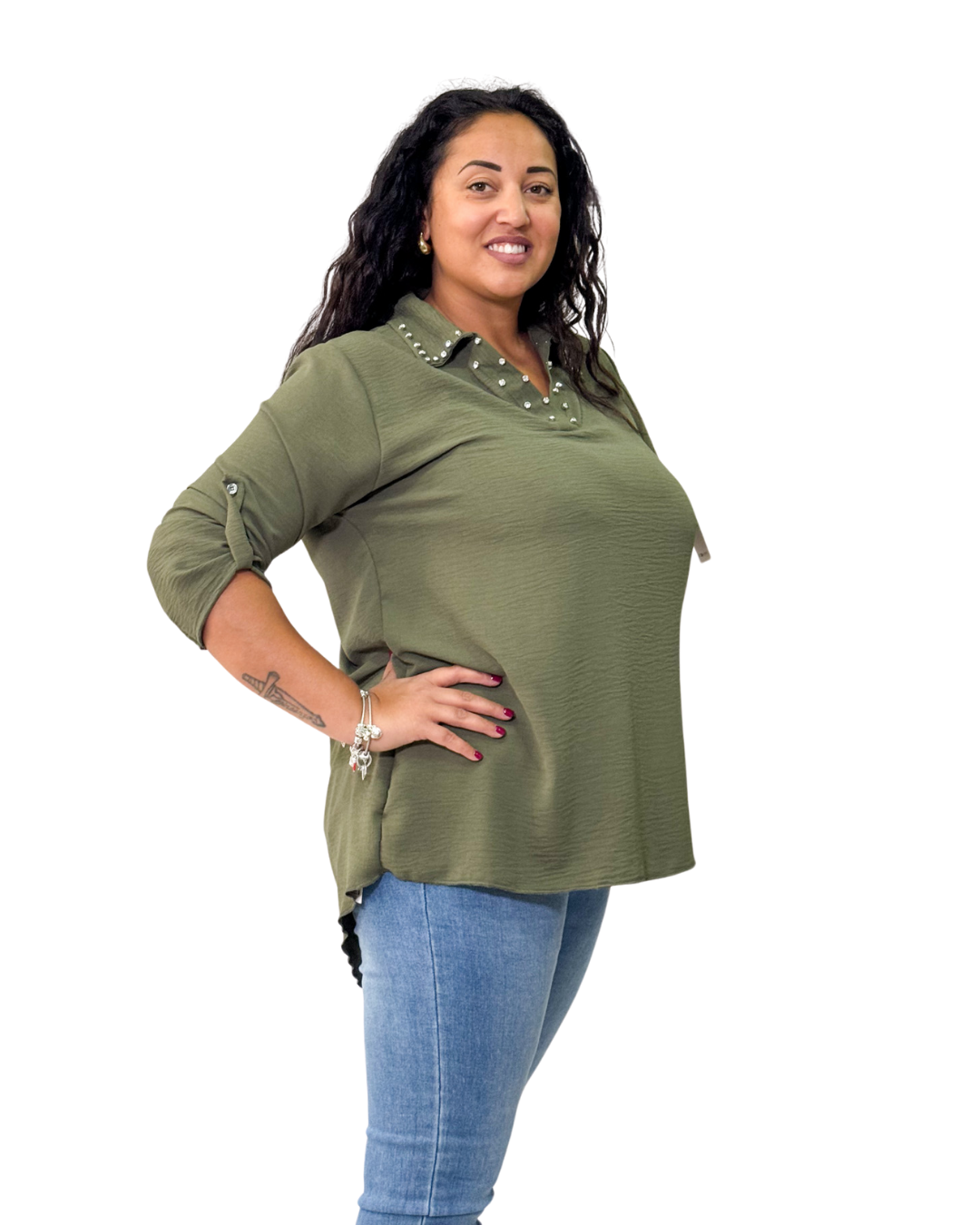 Camicia Ida - Verde Militare