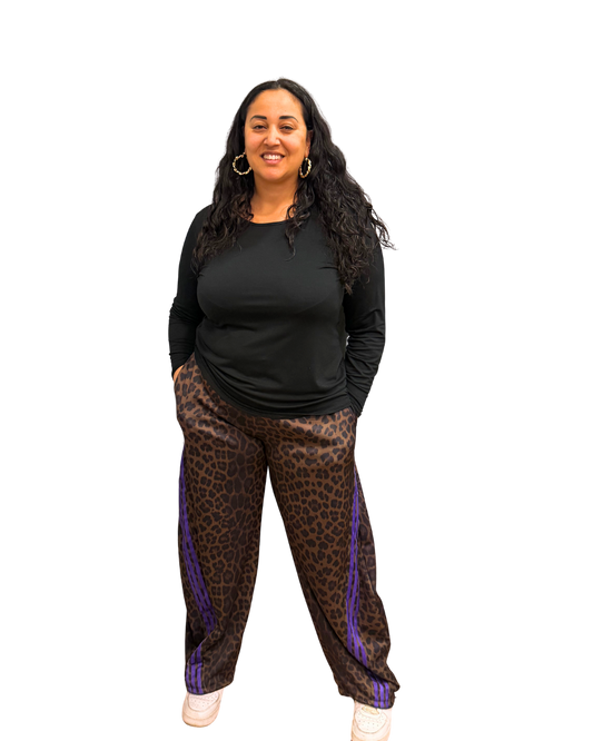 Panta Tuta Swami Animalier Viola