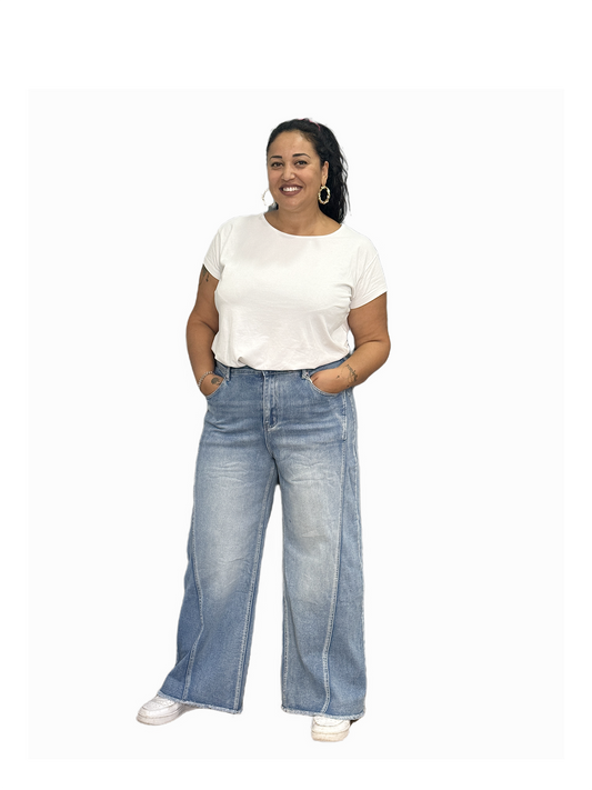 Jeans Blu a Palazzo